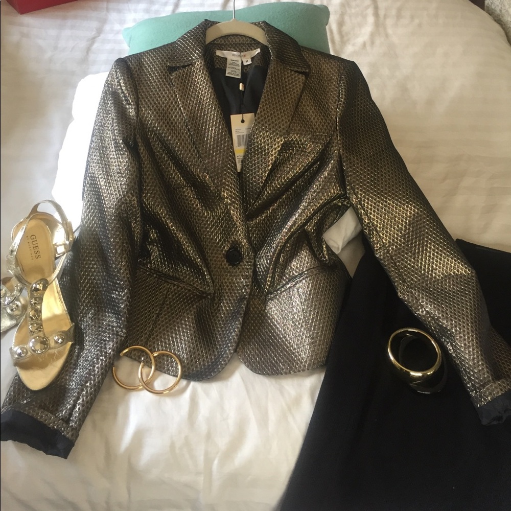 Studio M - Black/Gold evening jacket